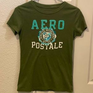 Aéropostale Classic Crew Women’s Green T-Shirt